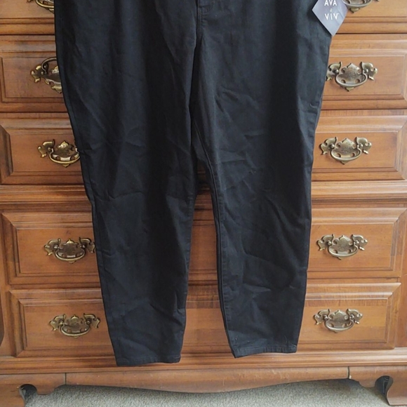 BNWT Ava&Viv Black Jeggings - Picture 3 of 6